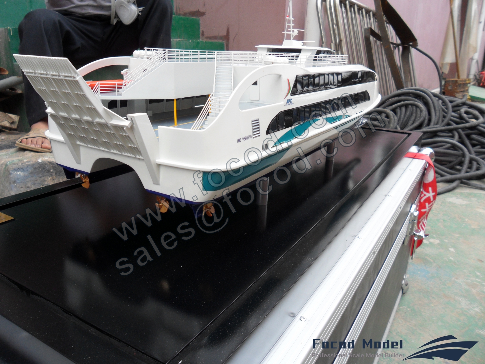 customized model of 45.8m ROPAX FERRY